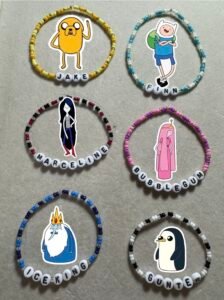 Adventure Time Matching bracelets